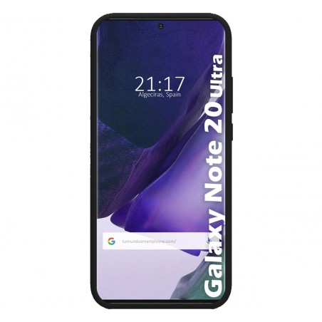 Funda Silicona Líquida Ultra Suave para Samsung Galaxy Note 20 Ultra color Negra
