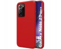 Funda Silicona Líquida Ultra Suave para Samsung Galaxy Note 20 Ultra color Roja