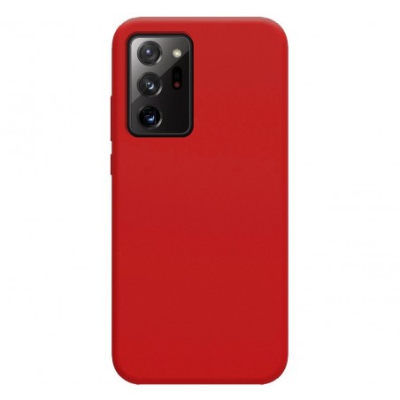Funda Silicona Líquida Ultra Suave para Samsung Galaxy Note 20 Ultra color Roja