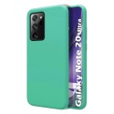 Funda Silicona Líquida Ultra Suave para Samsung Galaxy Note 20 Ultra color Verde