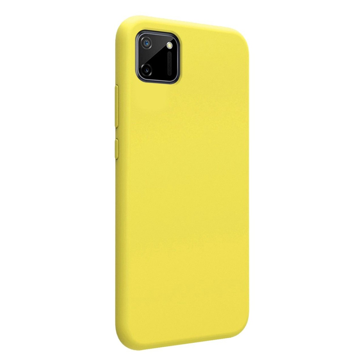 Funda Silicona Líquida Ultra Suave para Realme C11 color Amarilla