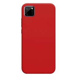 Funda Silicona Líquida Ultra Suave para Realme C11 color Roja 2
