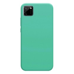 Funda Silicona Líquida Ultra Suave para Realme C11 color Verde 2