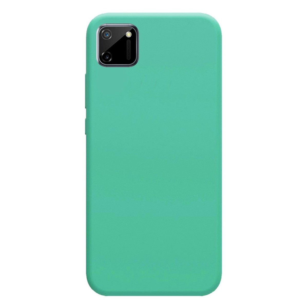 Funda Silicona Líquida Ultra Suave para Realme C11 color Verde