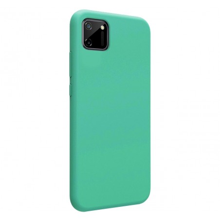 Funda Silicona Líquida Ultra Suave para Realme C11 color Verde
