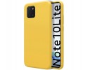 Funda Silicona Líquida Ultra Suave para Samsung Galaxy Note 10 Lite color Amarilla
