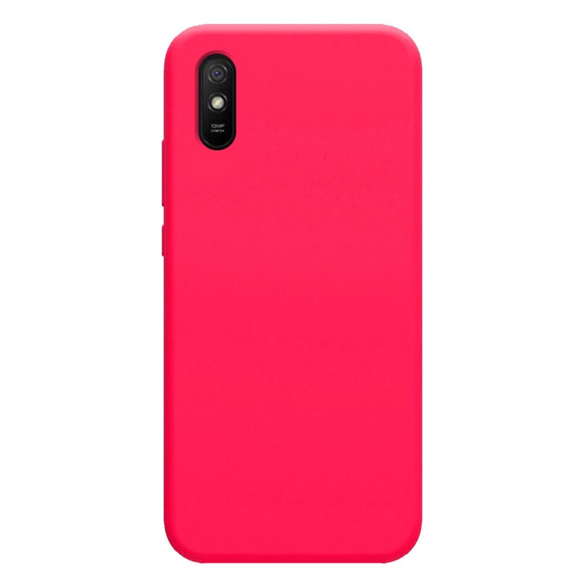 Funda Silicona Líquida Ultra Suave para Xiaomi Redmi 9A / 9AT color Rosa Fucsia