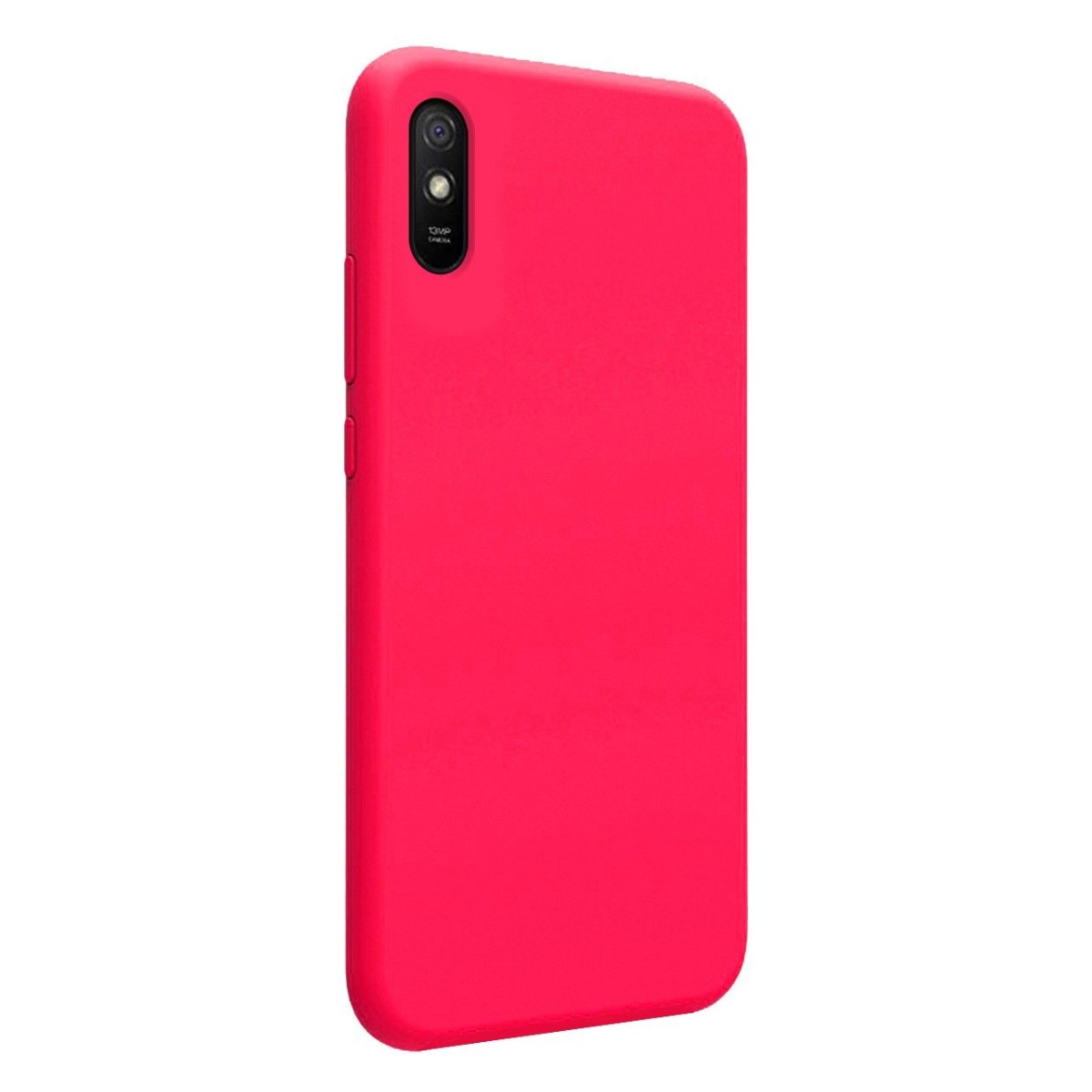 Funda Silicona Líquida Ultra Suave para Xiaomi Redmi 9A / 9AT color Rosa Fucsia