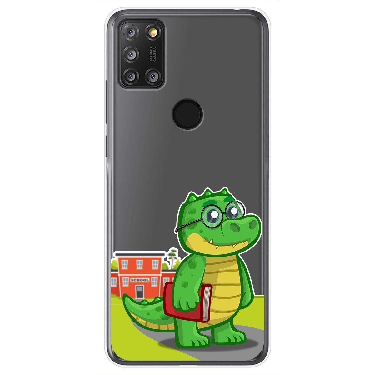 Funda Gel Transparente para Alcatel 3X 4CAM diseño Coco Dibujos