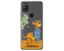 Funda Gel Transparente para Alcatel 3X 4CAM diseño Jirafa Dibujos