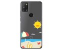 Funda Gel Transparente para Alcatel 3X 4CAM diseño Playa Dibujos