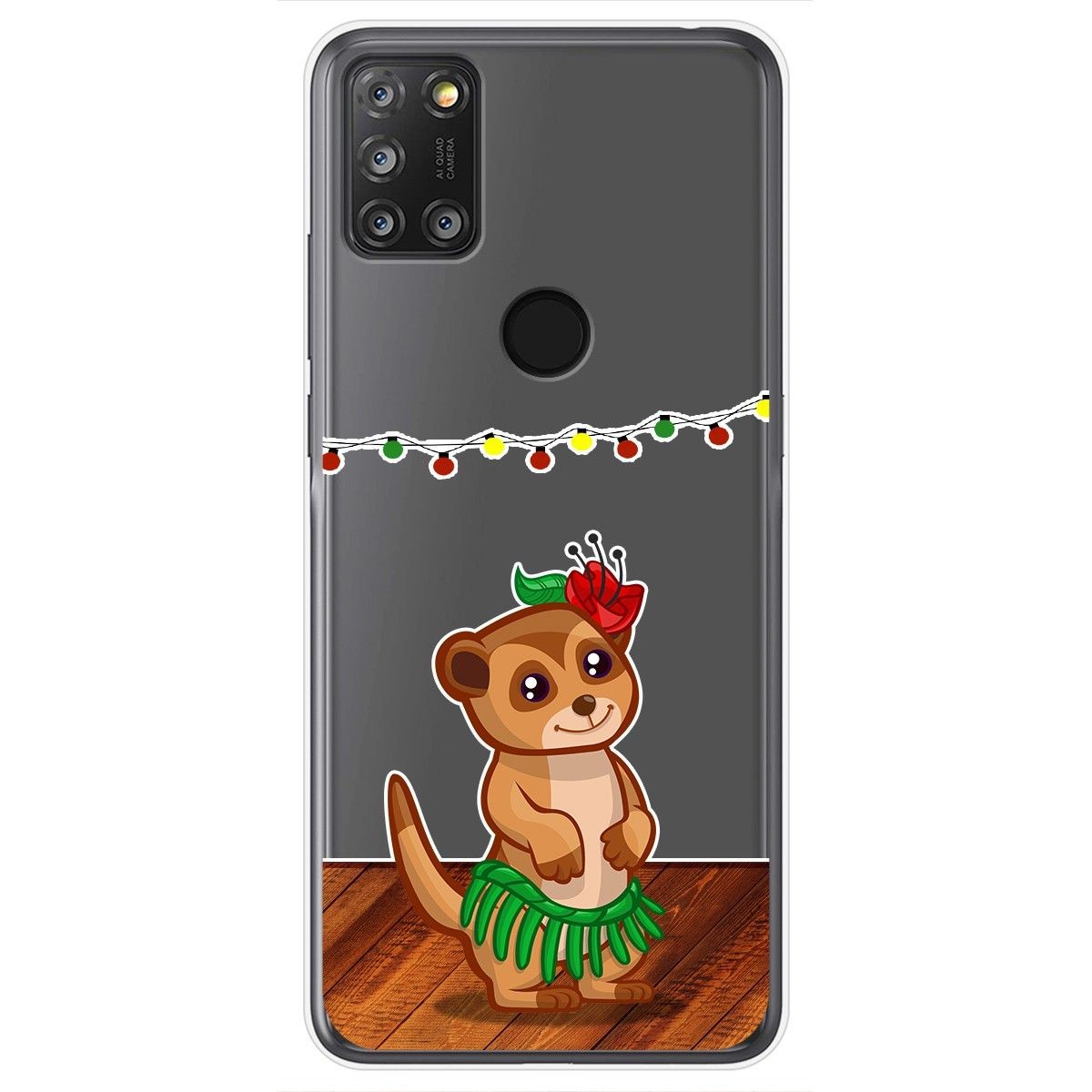 Funda Gel Transparente para Alcatel 3X 4CAM diseño Suricata Dibujos