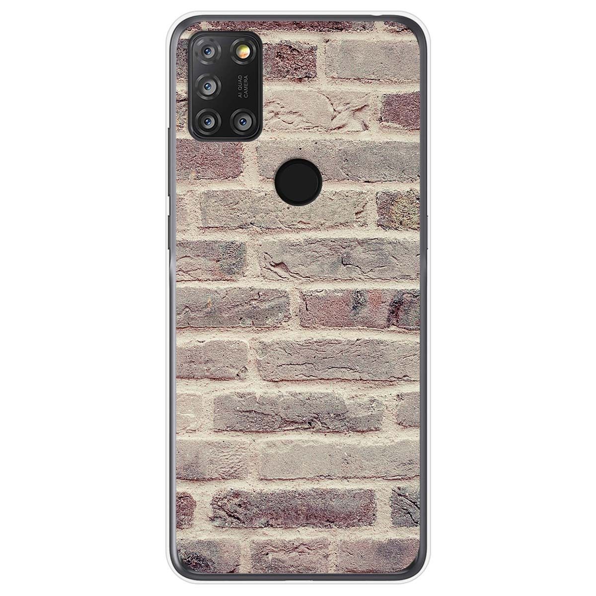 Funda Gel Tpu para Alcatel 3X 4CAM diseño Ladrillo 01 Dibujos