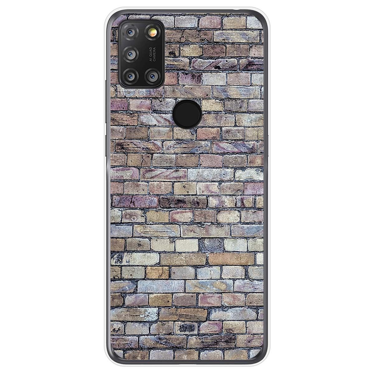 Funda Gel Tpu para Alcatel 3X 4CAM diseño Ladrillo 02 Dibujos