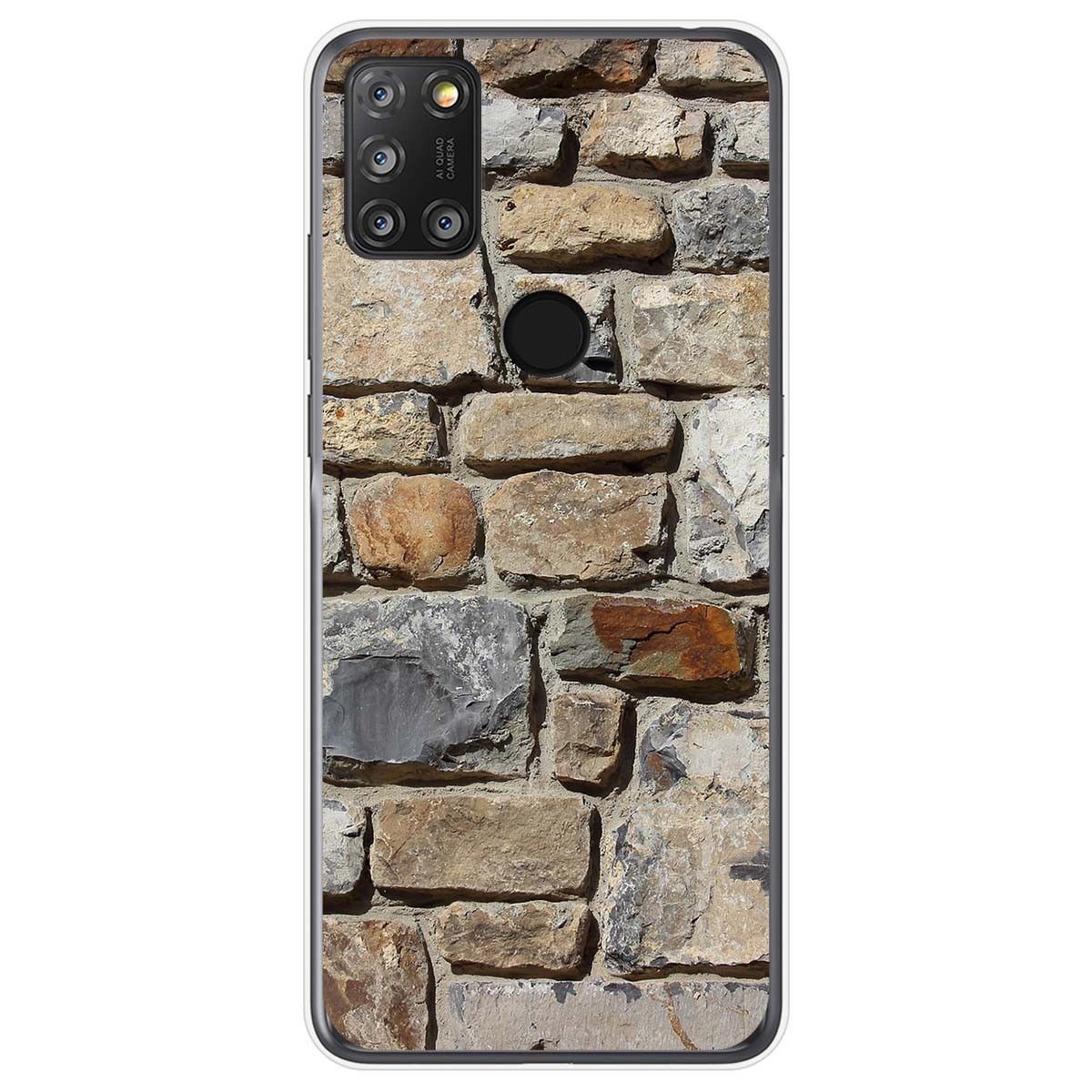 Funda Gel Tpu para Alcatel 3X 4CAM diseño Ladrillo 03 Dibujos