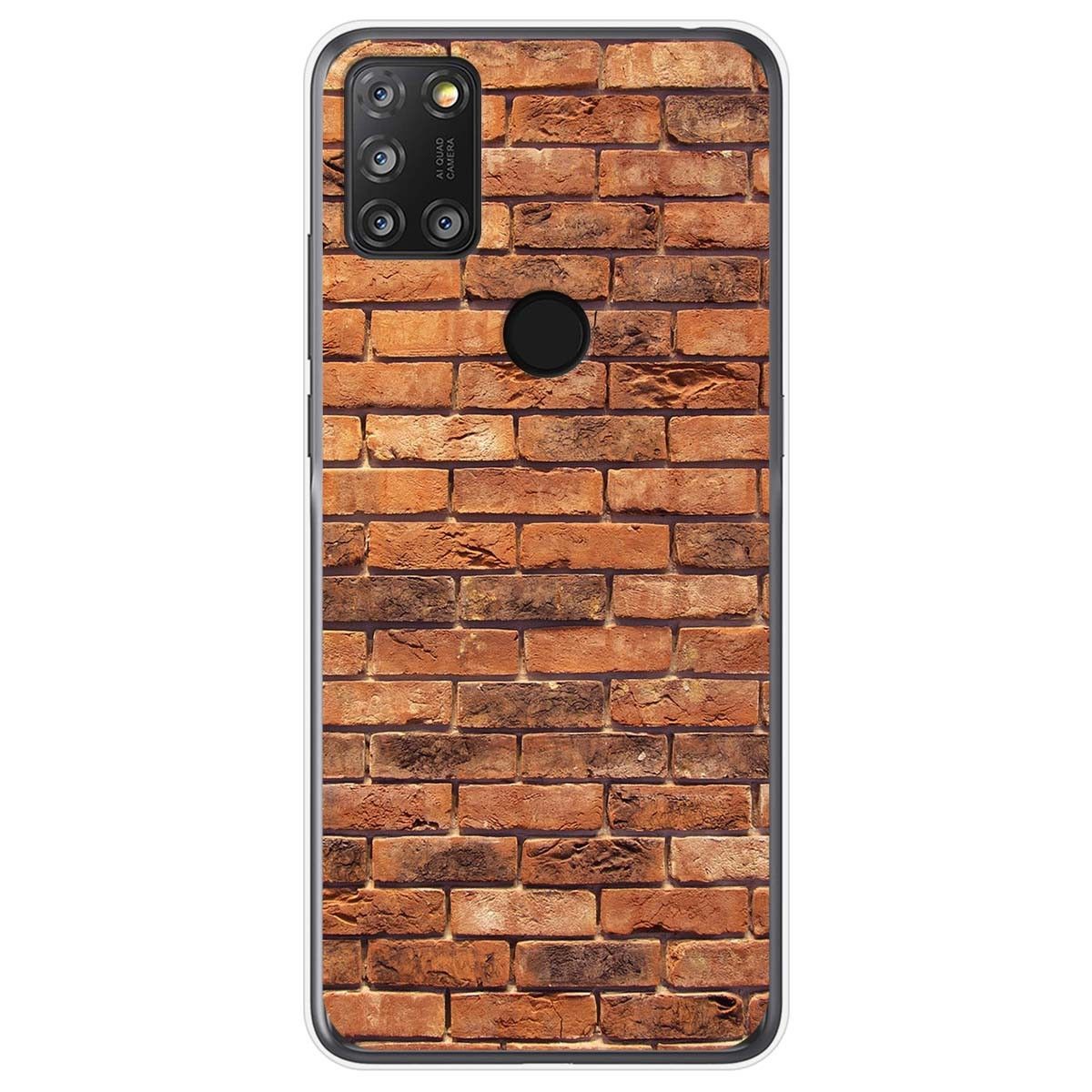 Funda Gel Tpu para Alcatel 3X 4CAM diseño Ladrillo 04 Dibujos