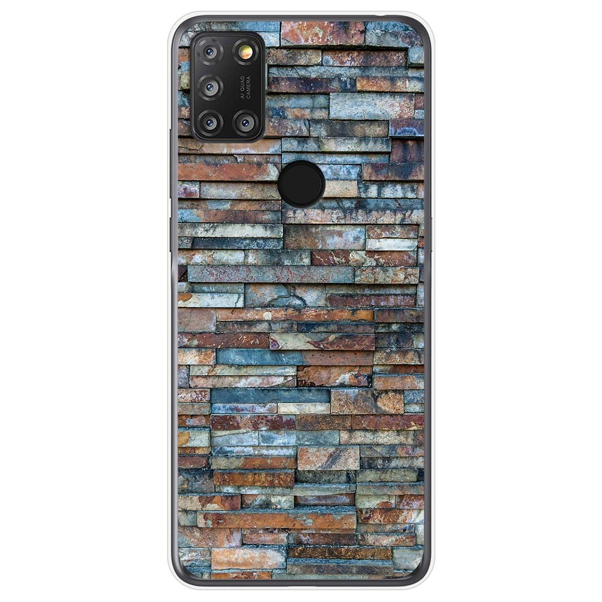 Funda Gel Tpu para Alcatel 3X 4CAM diseño Ladrillo 05 Dibujos