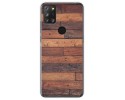 Funda Gel Tpu para Alcatel 3X 4CAM diseño Madera 03 Dibujos
