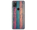 Funda Gel Tpu para Alcatel 3X 4CAM diseño Madera 10 Dibujos