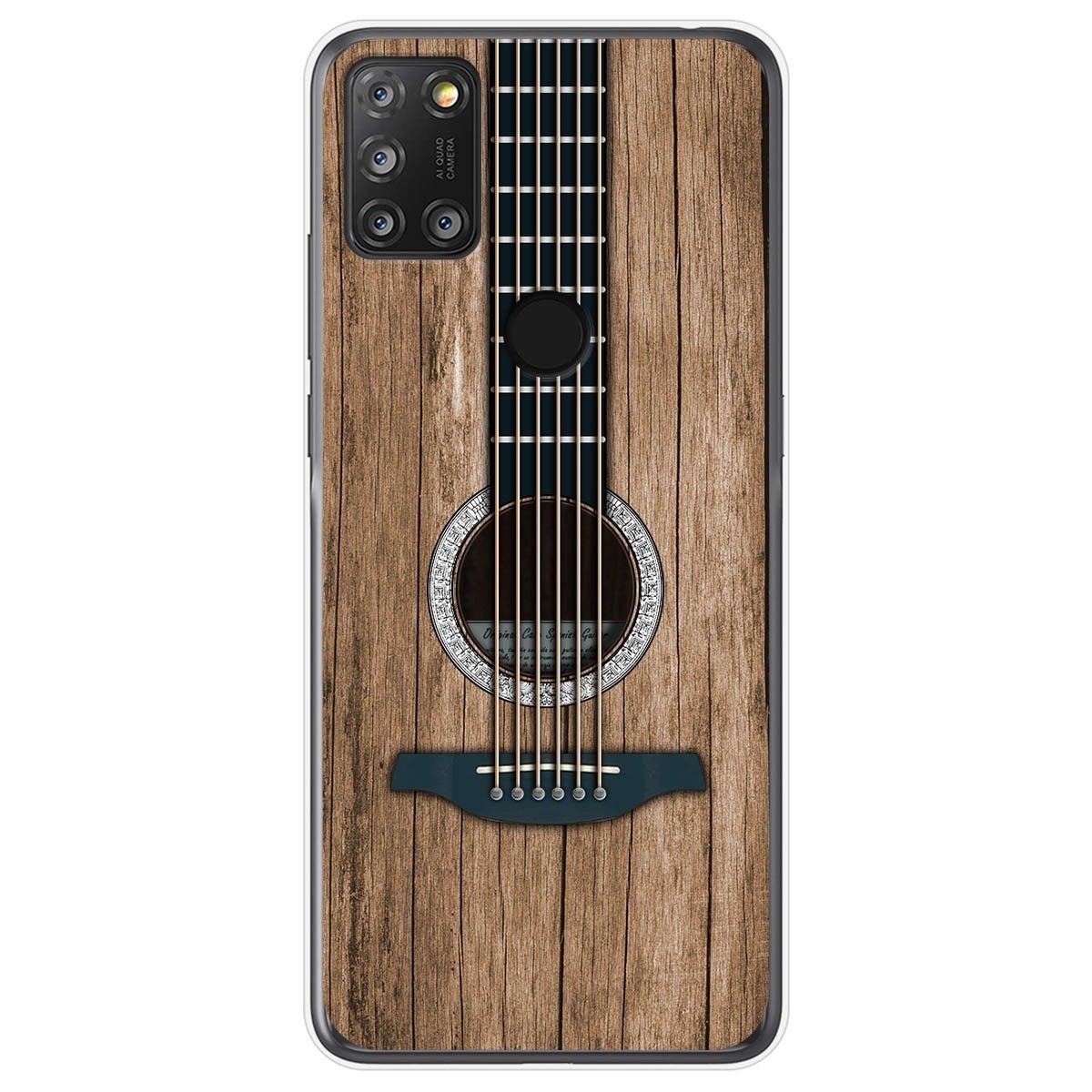 Funda Gel Tpu para Alcatel 3X 4CAM diseño Madera 11 Dibujos