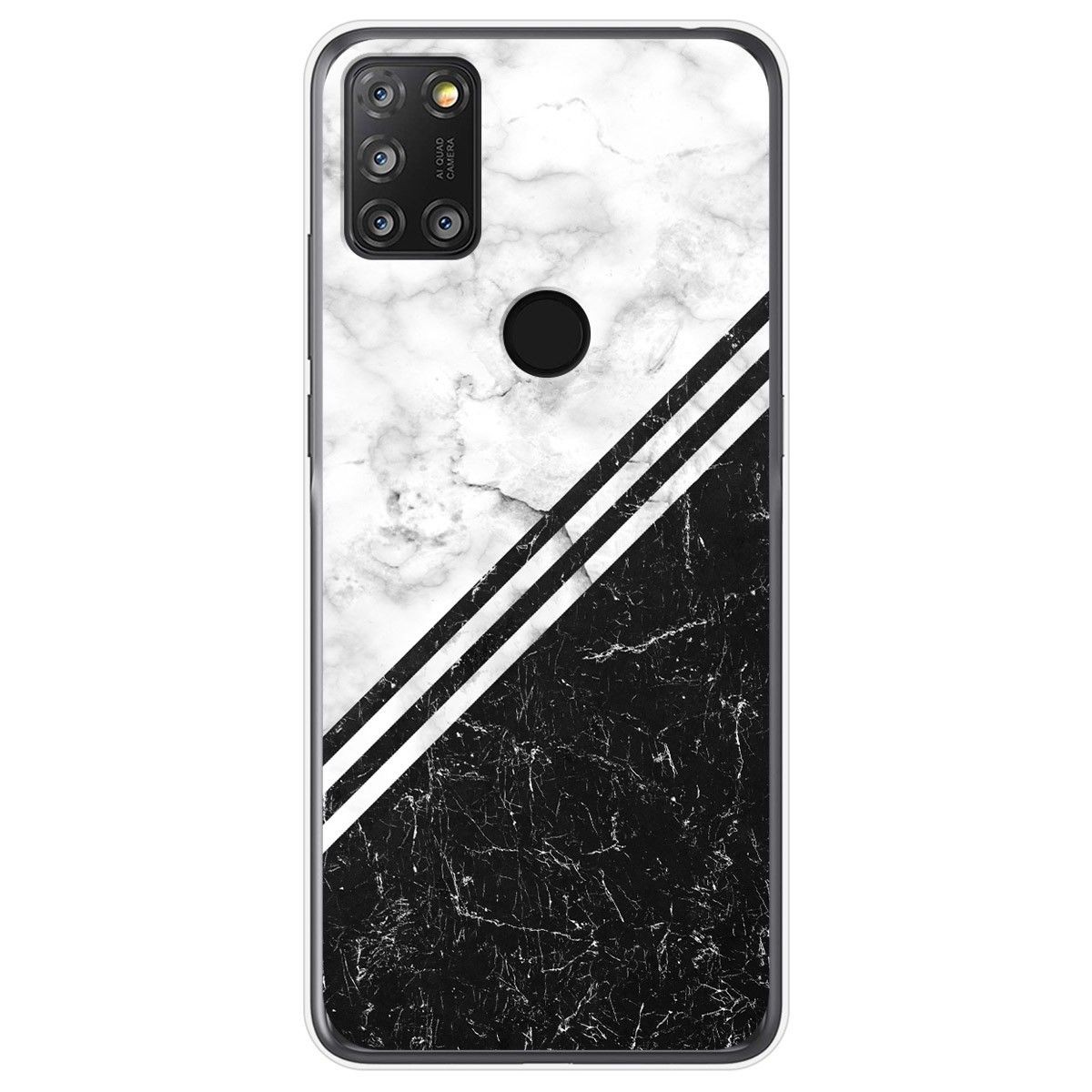 Funda Gel Tpu para Alcatel 3X 4CAM diseño Mármol 01 Dibujos