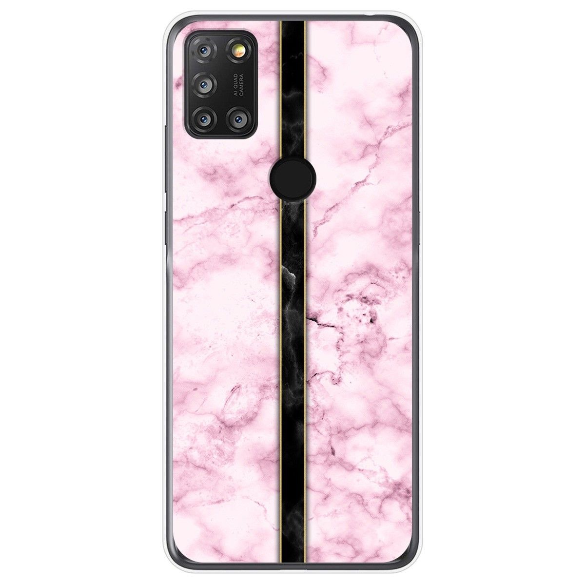 Funda Gel Tpu para Alcatel 3X 4CAM diseño Mármol 04 Dibujos