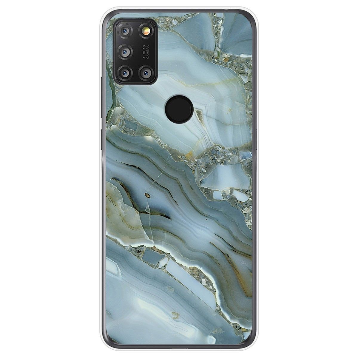 Funda Gel Tpu para Alcatel 3X 4CAM diseño Mármol 09 Dibujos