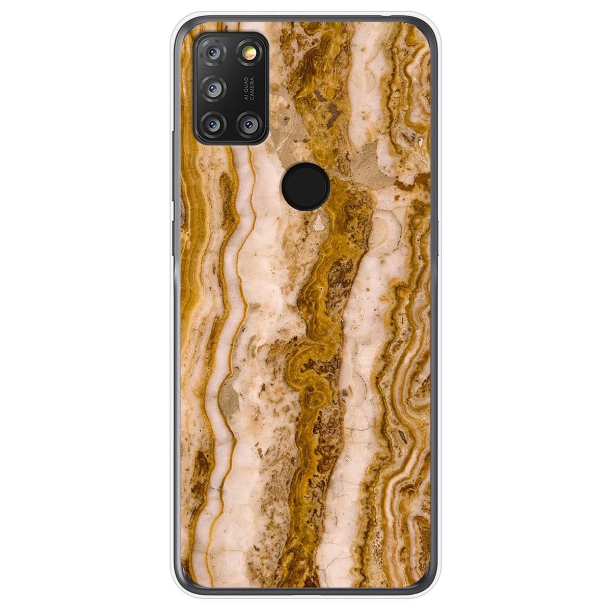 Funda Gel Tpu para Alcatel 3X 4CAM diseño Mármol 10 Dibujos