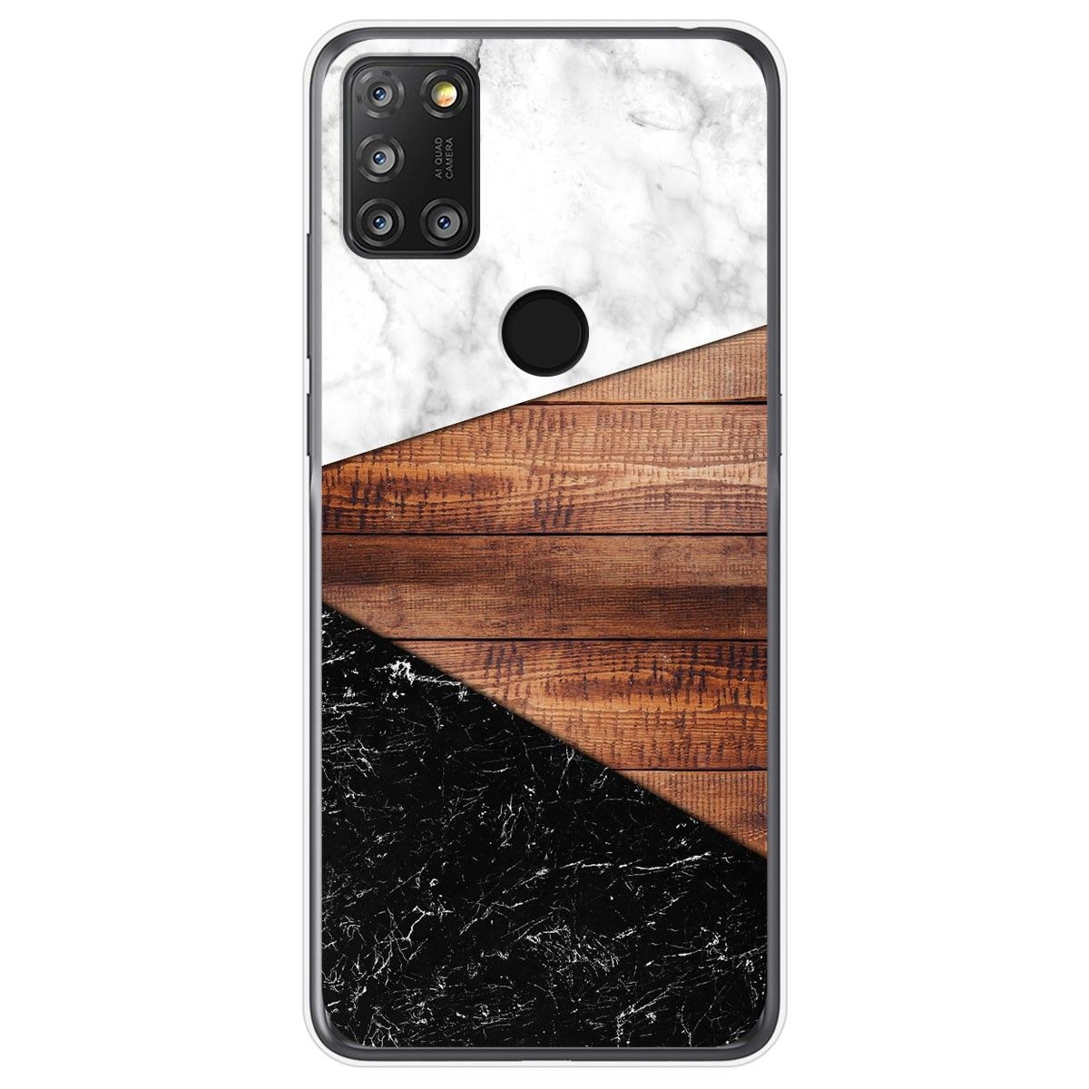 Funda Gel Tpu para Alcatel 3X 4CAM diseño Mármol 11 Dibujos