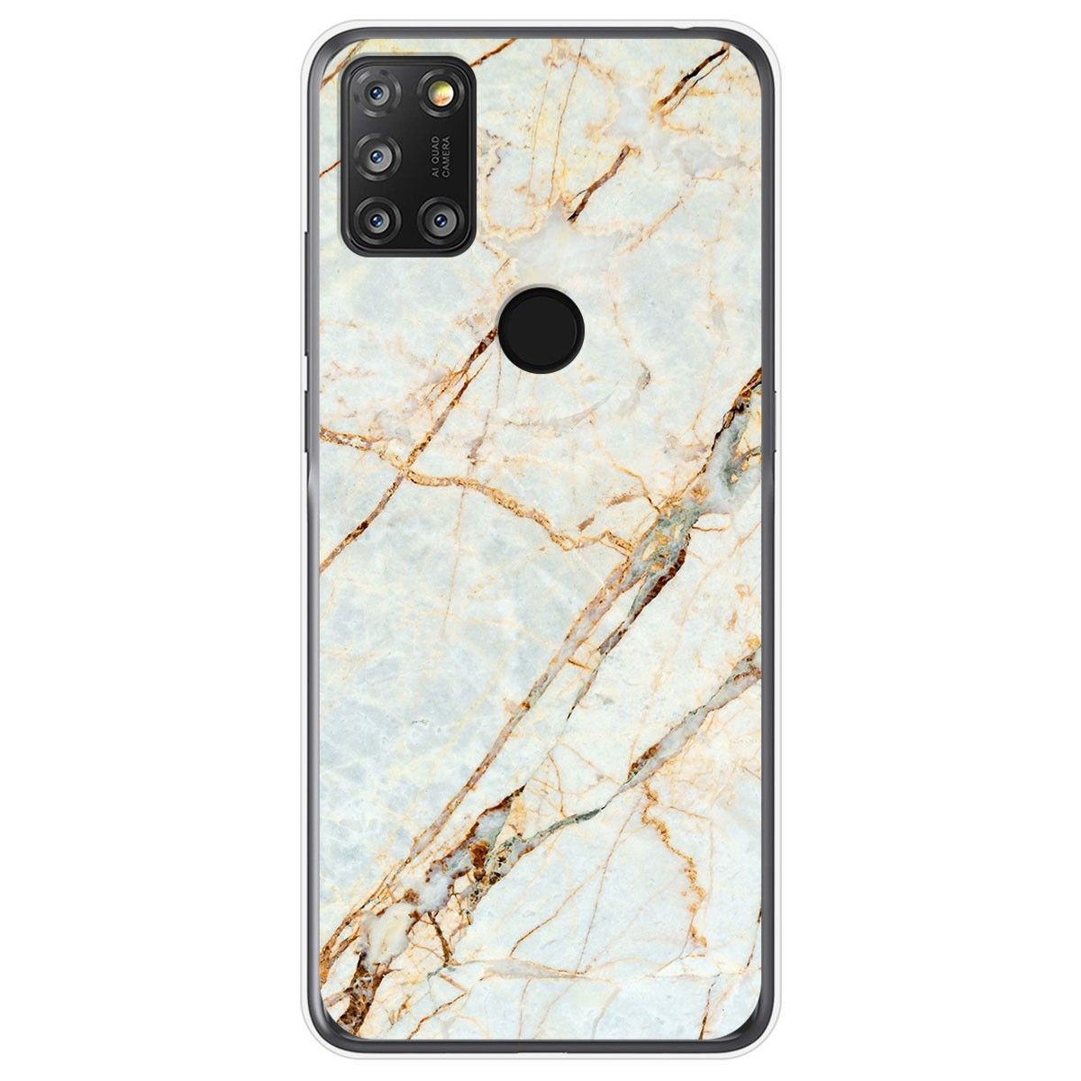 Funda Gel Tpu para Alcatel 3X 4CAM diseño Mármol 13 Dibujos