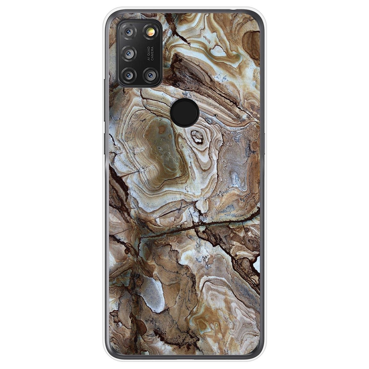 Funda Gel Tpu para Alcatel 3X 4CAM diseño Mármol 14 Dibujos