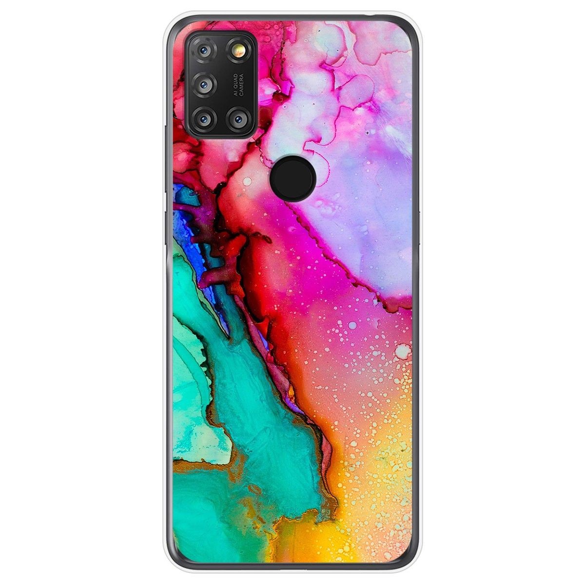 Funda Gel Tpu para Alcatel 3X 4CAM diseño Mármol 15 Dibujos