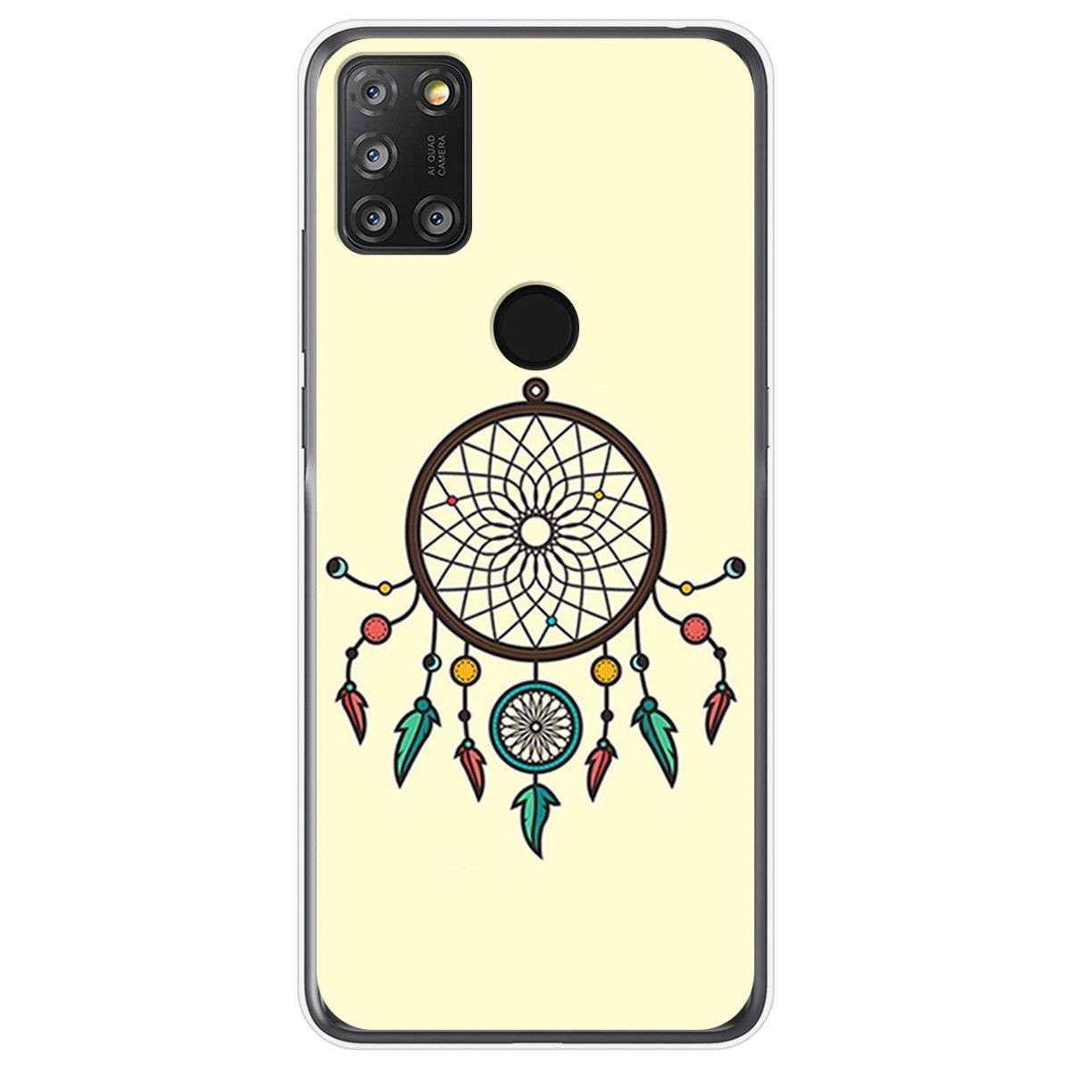Funda Gel Tpu para Alcatel 3X 4CAM diseño Atrapasueños Dibujos
