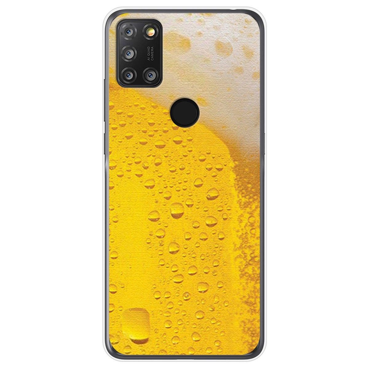 Funda Gel Tpu para Alcatel 3X 4CAM diseño Cerveza Dibujos