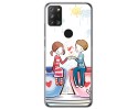 Funda Gel Tpu para Alcatel 3X 4CAM diseño Café Dibujos