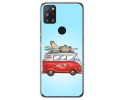 Funda Gel Tpu para Alcatel 3X 4CAM diseño Furgoneta Dibujos