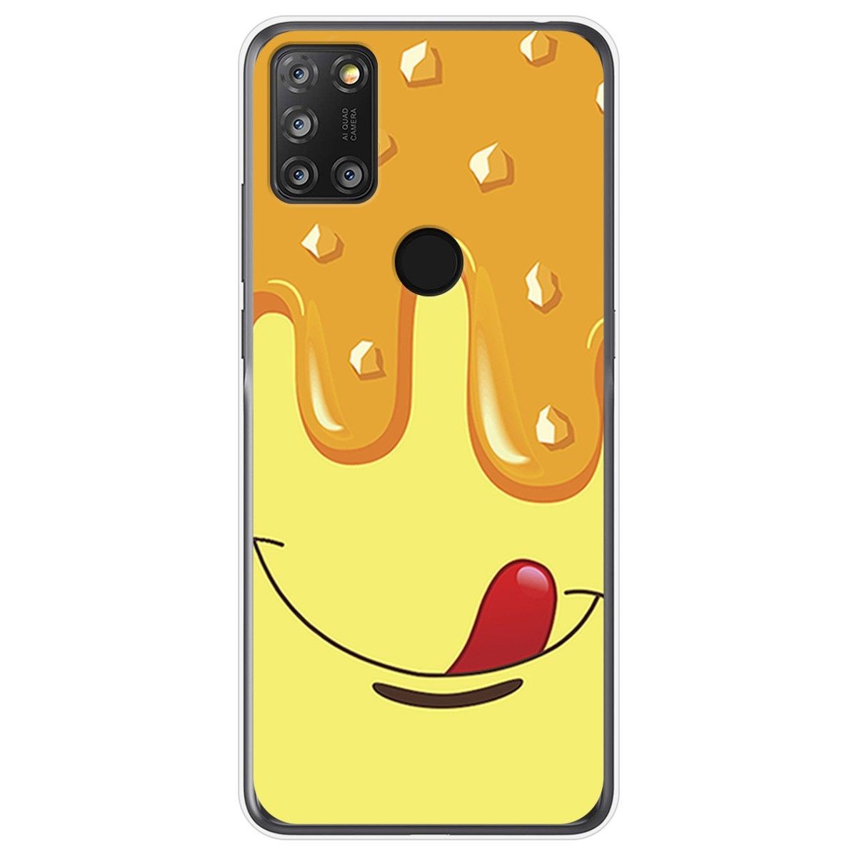 Funda Gel Tpu para Alcatel 3X 4CAM diseño Helado Vainilla Dibujos