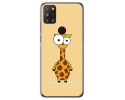 Funda Gel Tpu para Alcatel 3X 4CAM diseño Jirafa Dibujos