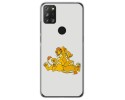 Funda Gel Tpu para Alcatel 3X 4CAM diseño Leones Dibujos