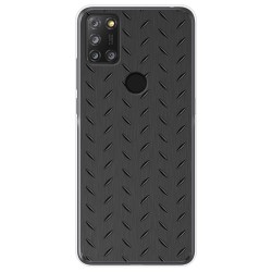 Funda Gel Tpu para Alcatel 3X 4CAM diseño Metal Dibujos