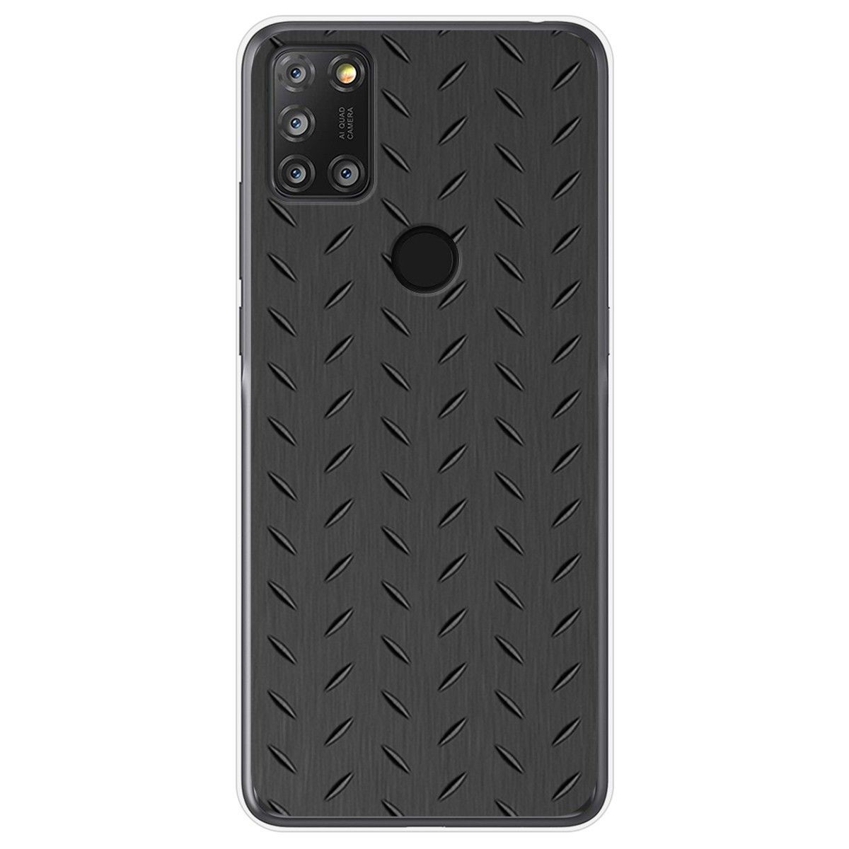 Funda Gel Tpu para Alcatel 3X 4CAM diseño Metal Dibujos