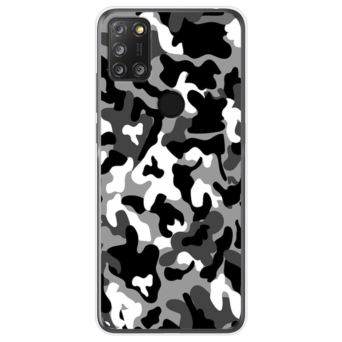 Funda Gel Tpu para Alcatel 3X 4CAM diseño Snow Camuflaje Dibujos
