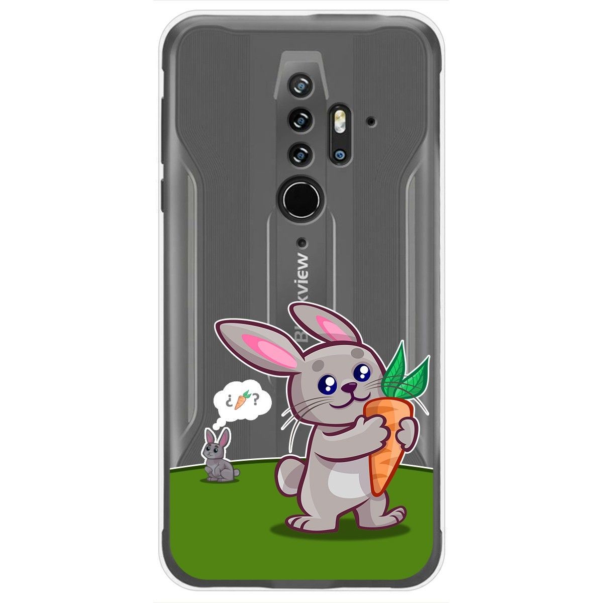 Funda Gel Transparente para Blackview BV6300 Pro diseño Conejo Dibujos