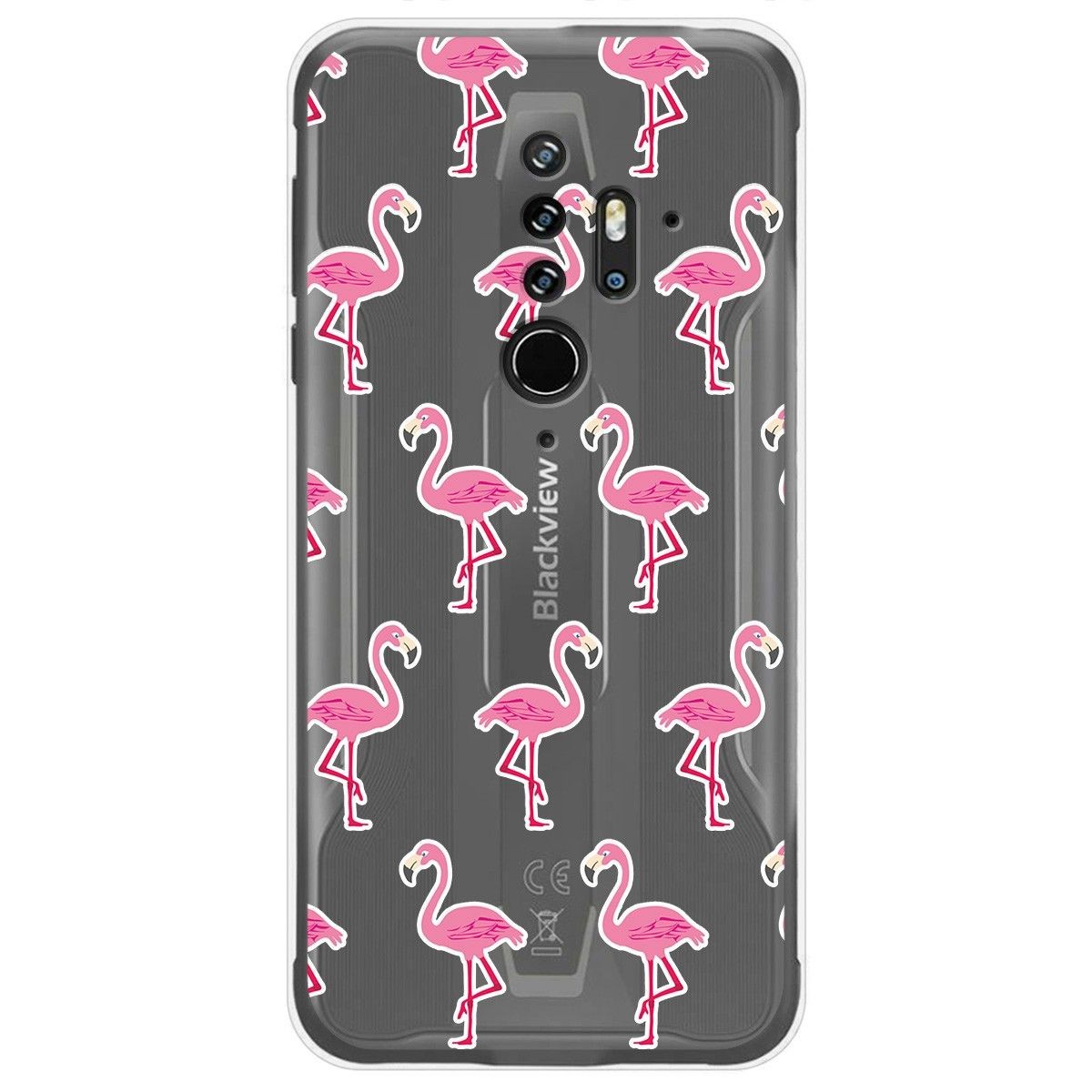 Funda Gel Transparente para Blackview BV6300 Pro diseño Flamenco Dibujos