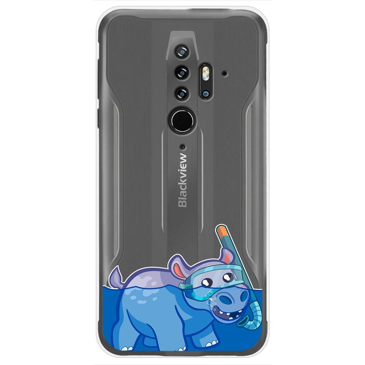Funda Gel Transparente para Blackview BV6300 Pro diseño Hipo Dibujos