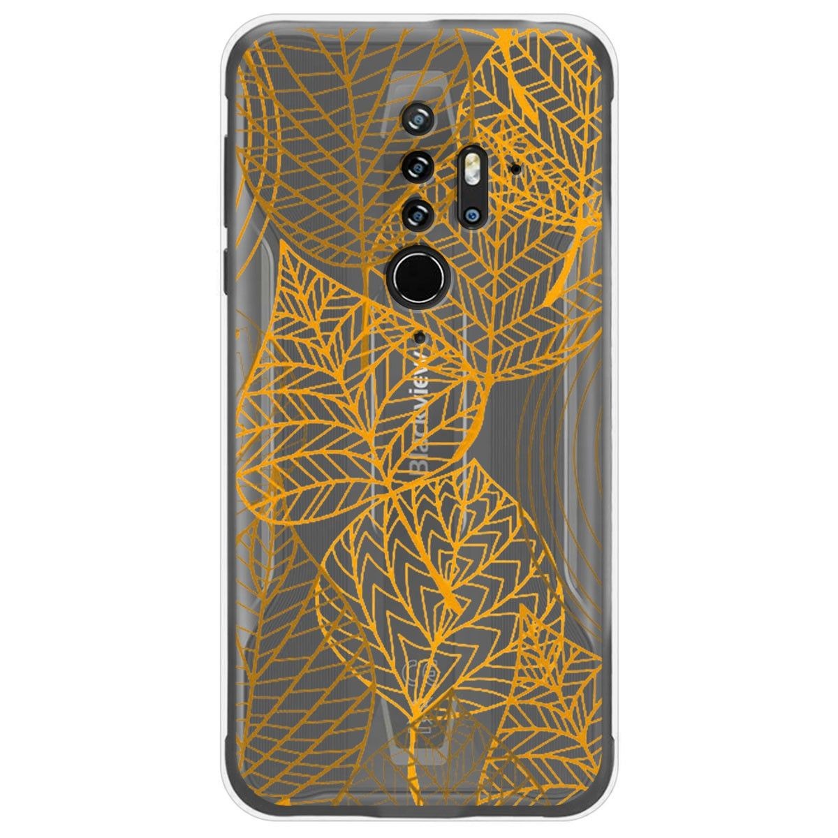 Funda Gel Transparente para Blackview BV6300 Pro diseño Hojas Dibujos