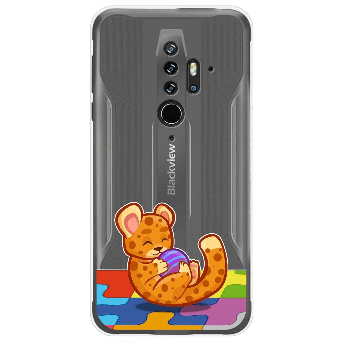 Funda Gel Transparente para Blackview BV6300 Pro diseño Leopardo Dibujos
