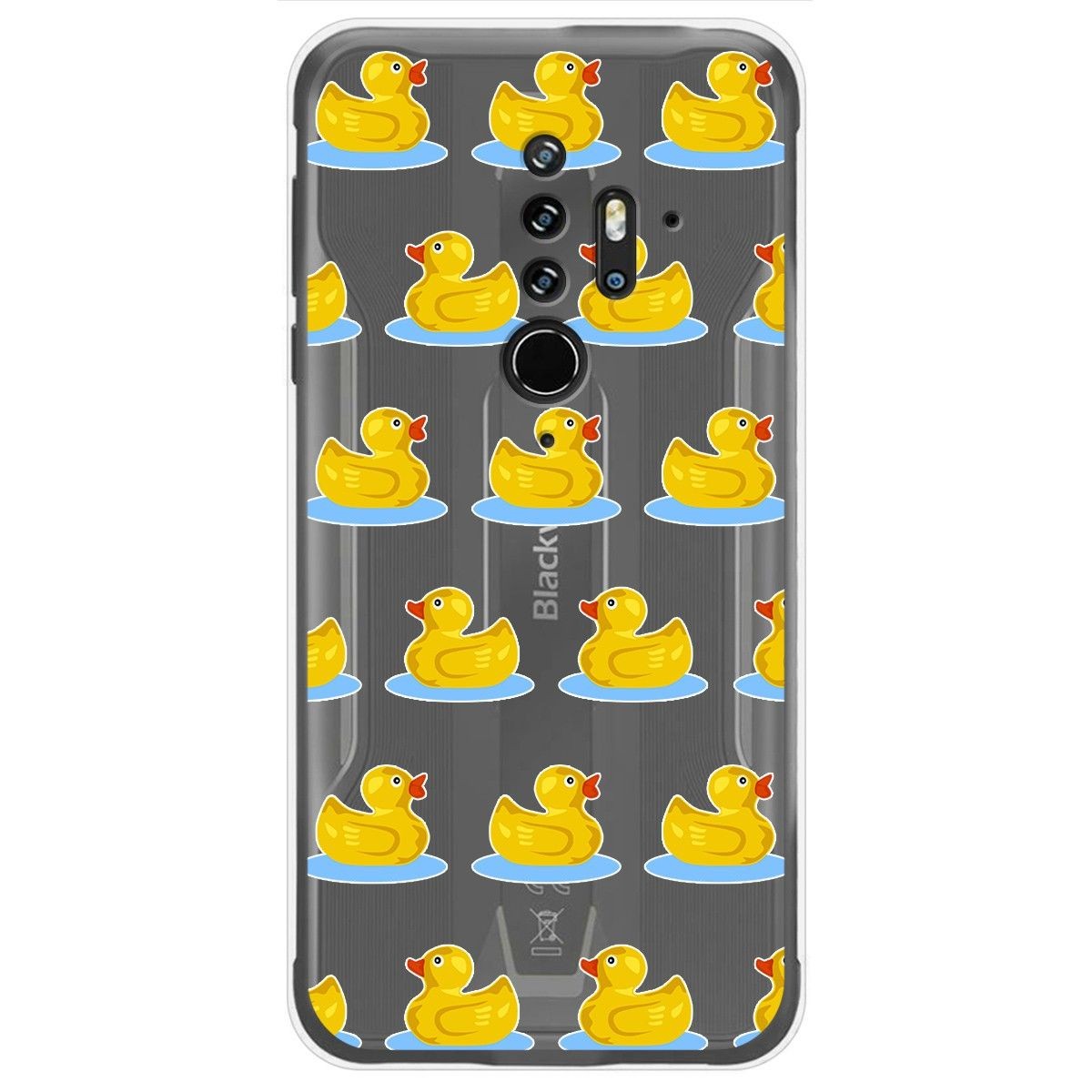 Funda Gel Transparente para Blackview BV6300 Pro diseño Pato Dibujos