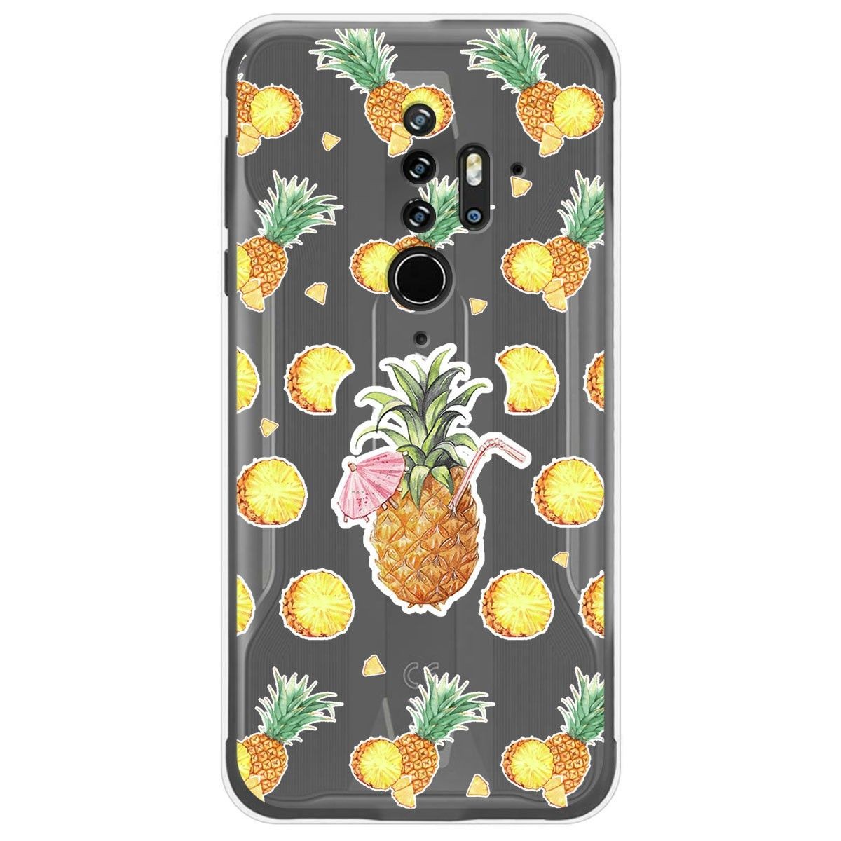Funda Gel Transparente para Blackview BV6300 Pro diseño Piña Dibujos