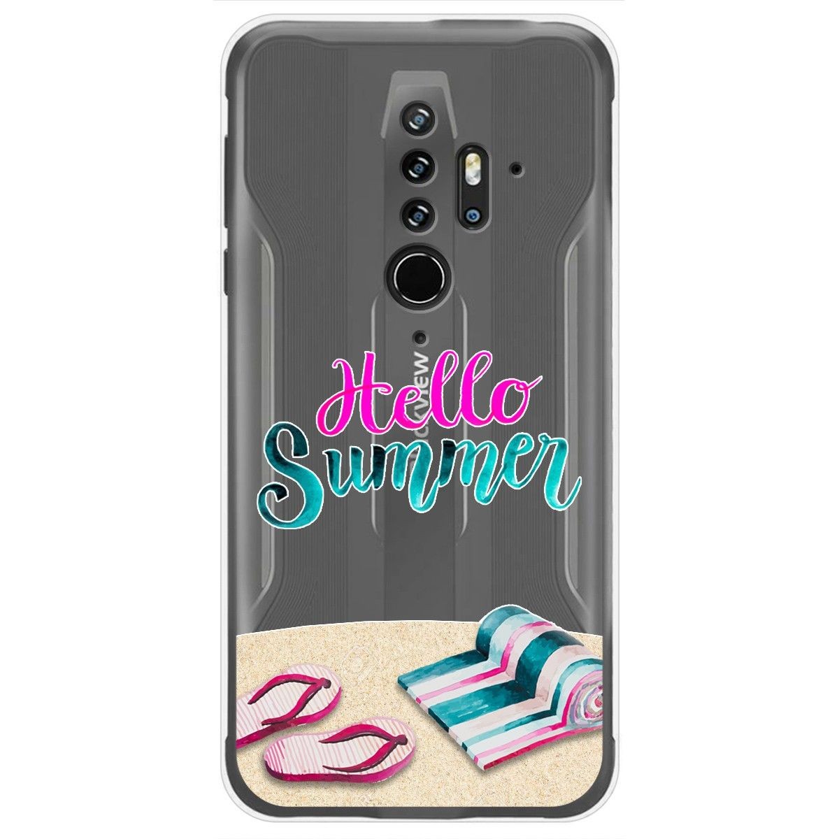 Funda Gel Transparente para Blackview BV6300 Pro diseño Summer Dibujos